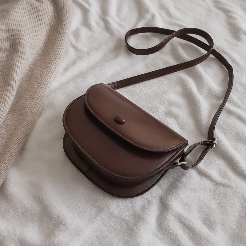 18.5*16.5*7cm / dark brown simple high quality handbags for women New arrival ladies simple bags shoulder bags fashion women handbags