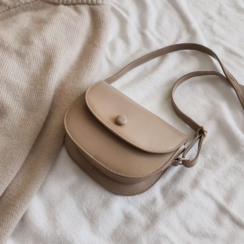 18.5*16.5*7cm / khaiki simple high quality handbags for women New arrival ladies simple bags shoulder bags fashion women handbags