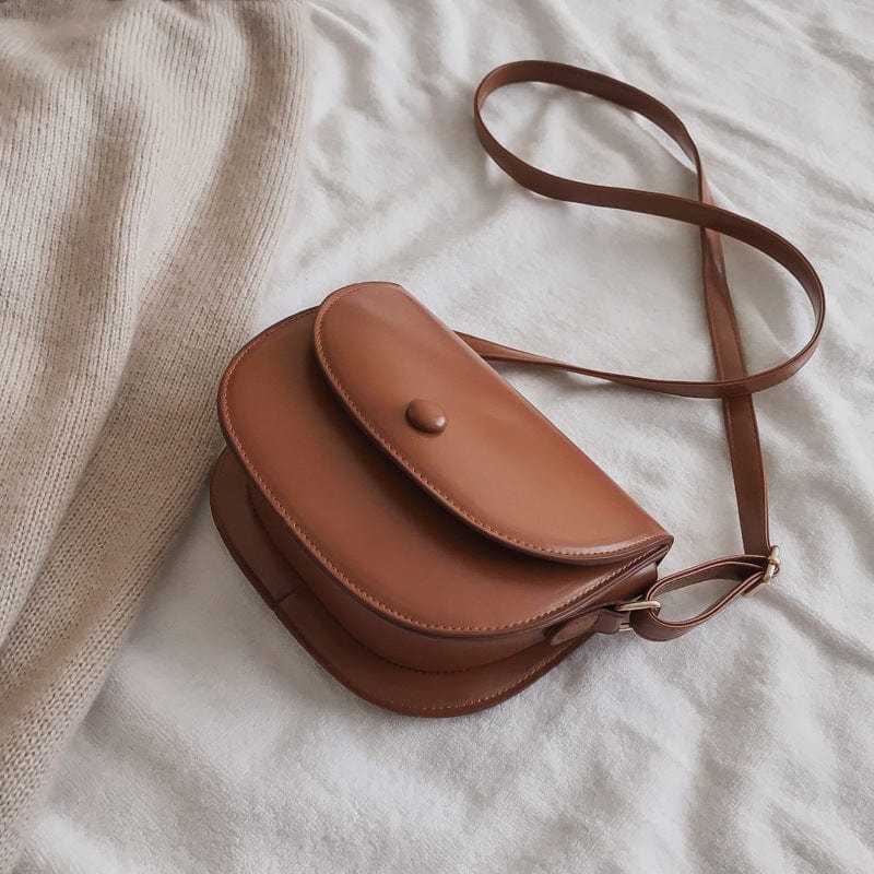 18.5*16.5*7cm / Light Brown simple high quality handbags for women New arrival ladies simple bags shoulder bags fashion women handbags