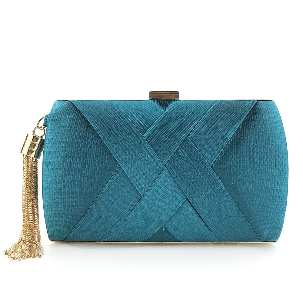 18*7*11.5(cm) / #4 Satin Tassels Clutch Bag Vintage Handbag Evening Bags Silk Satin Party women ladies Handbags Clutch Purse