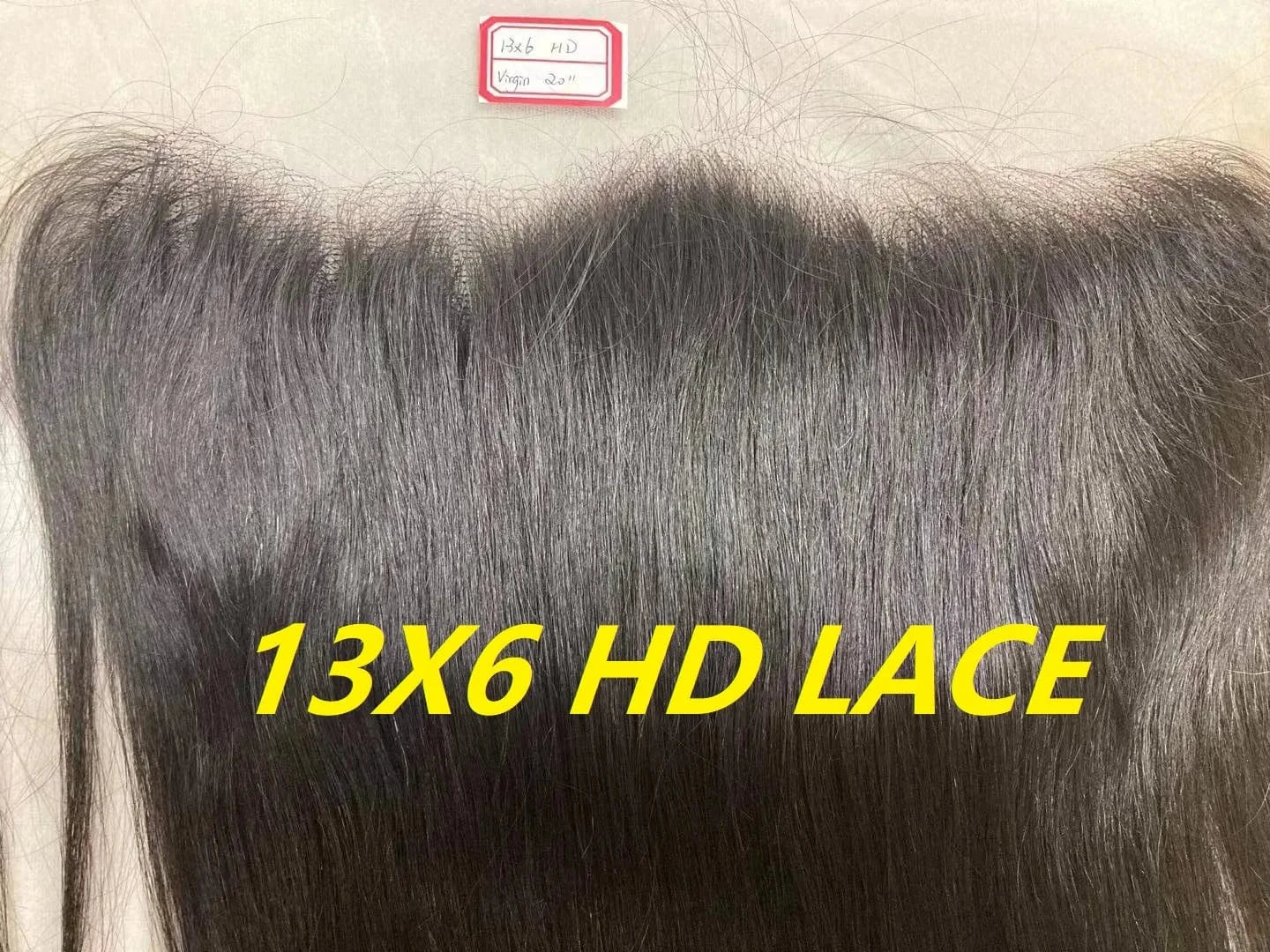 18 Inches / 13X6 remy hair 2023 hot sale 13x6 13x4 transparent Lace Frontal 2x6 4X4 5X5 6X6 lace closure pre plucked hairline swiss lace