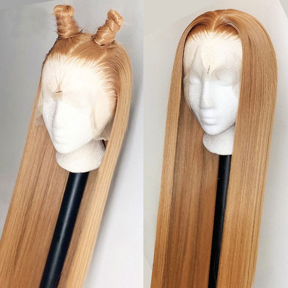 18 Inches / #27 wig 613 Blonde Short Colored Bob Wig Human Hair Lace Front Wig Vendor Pink 99J Cheap Full Lace Human Hair Bob Wigs For Black Women