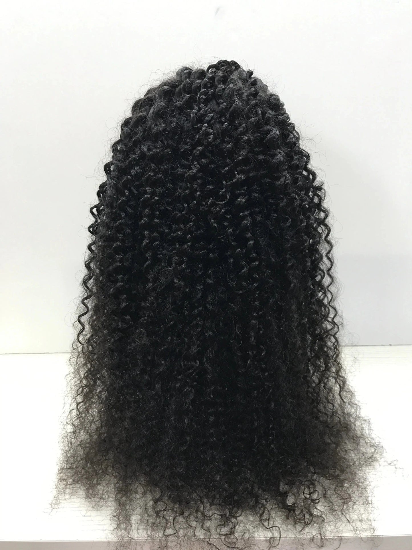 18 Inches / 4*4 lace deep curly FH wholesale human raw hair natural black brazilian cuticle aligned virgin hair 13*4 lace front hair wig