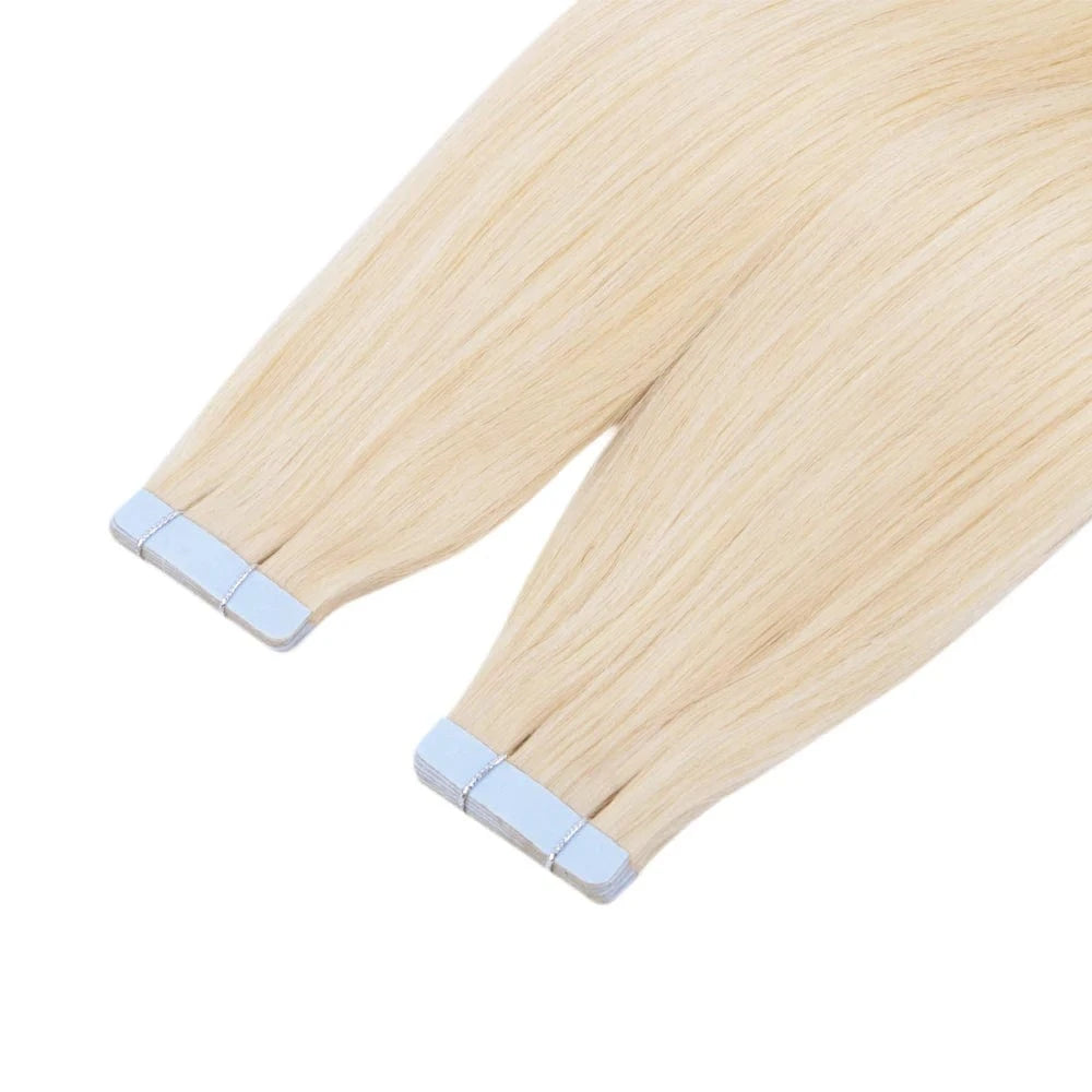 18 Inches / 613 FH hot sell 100% real human hair extensions tape double side hair tape in hair extensions double drawn tape