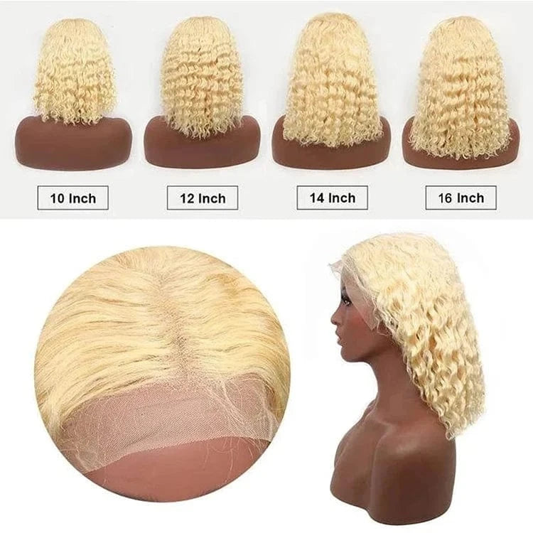 180% Brazilian Virgin Hair HD Lace Front Bob Wig