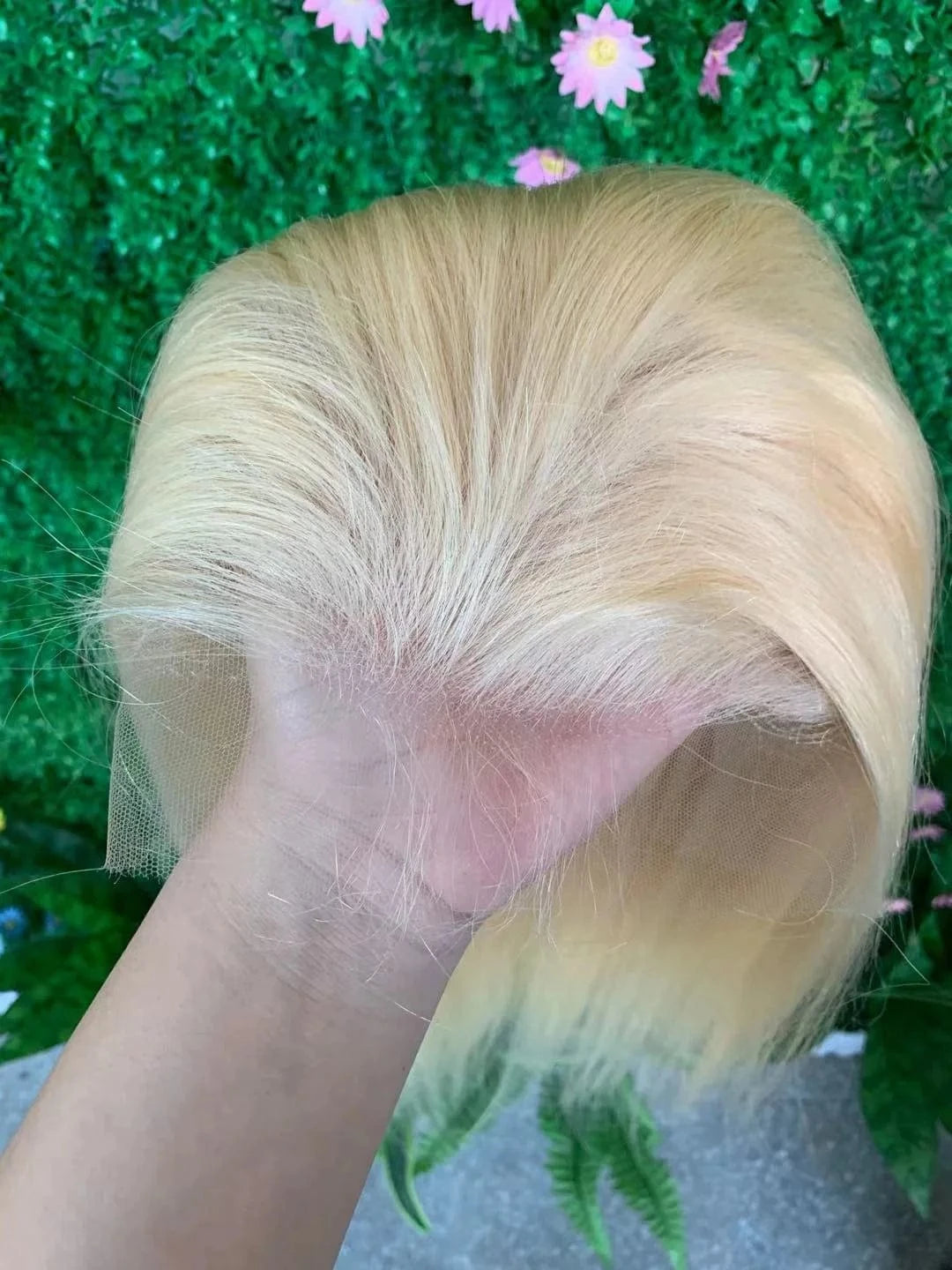 180% Density 26 inches / #613 One Donor 13*4 Wig HD Lace Wig Transparent Swiss HD Full Lace Wig Cuticle Aligned Raw Brazilian Human Hair HD Lace curly Frontal Wig
