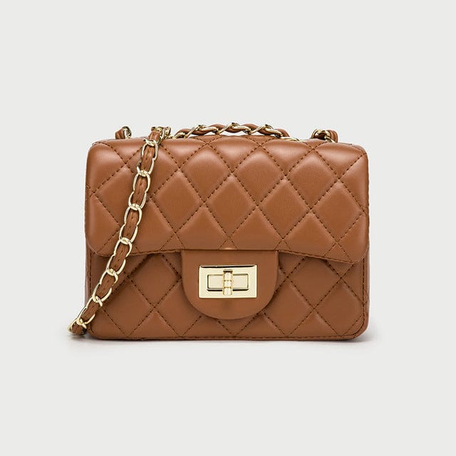 19*6.5*13cm / color-11 New fashion handbag for woman solid color cute mini small purse pu leather chain crossbody bag women hand bags handbag shoulder