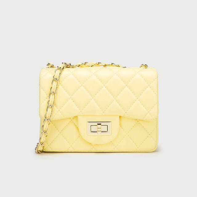 19*6.5*13cm / color-9 New fashion handbag for woman solid color cute mini small purse pu leather chain crossbody bag women hand bags handbag shoulder