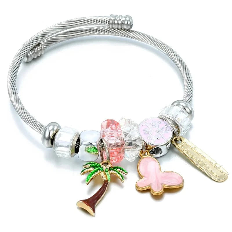 19CM / pb-01 High Quality 100% 925 Sterling Sliver Bracelet For DIY Charms/Beads/Pendants Jewelry Bracelet Set For Women Gift