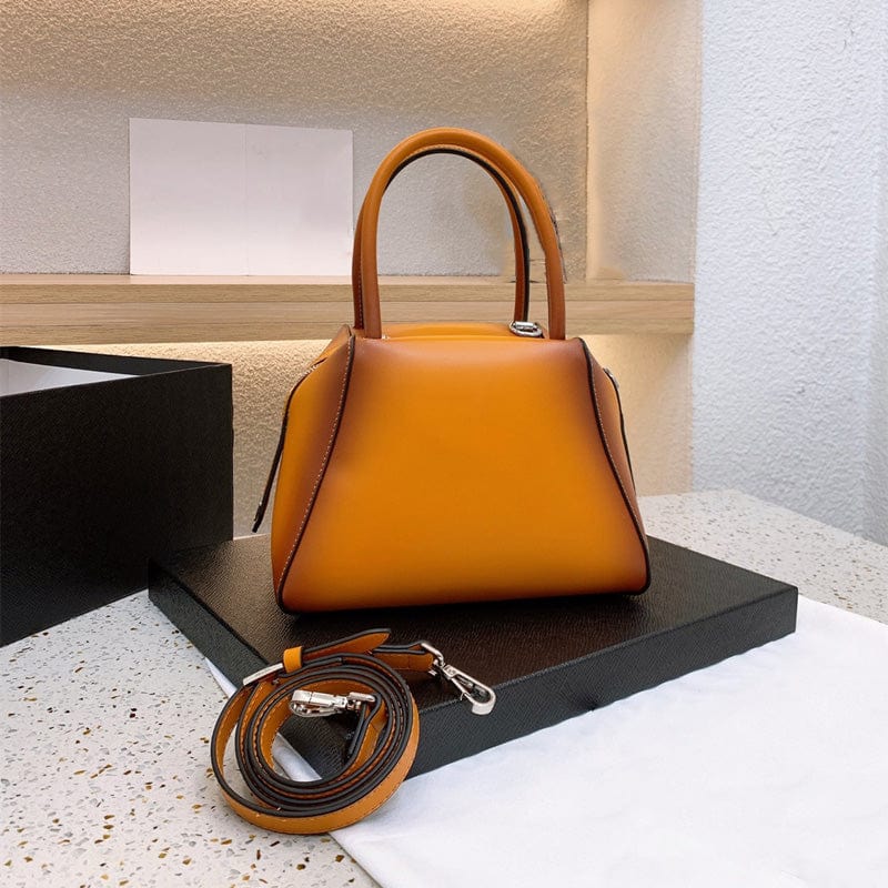 1pcs also wholesale price / orange 2022 Fashion Medium Top Quality Leather Women's Tote Bags High Quality Newest Shoulder Handbag