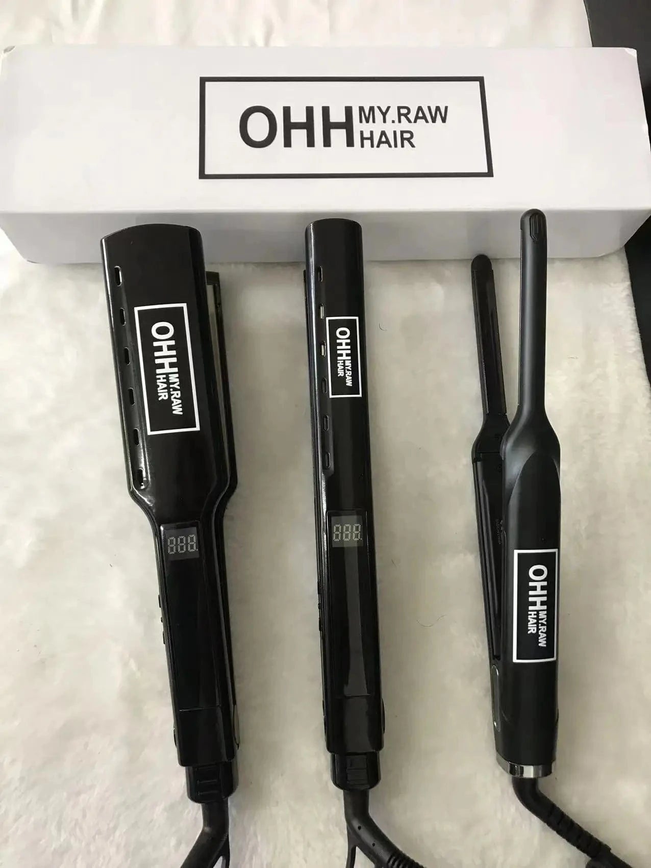2 Barrel Hair Curling Iron, Hair Crimper Professional Beach Wave Curling Crimping Iron Deep Waver Hot Tool