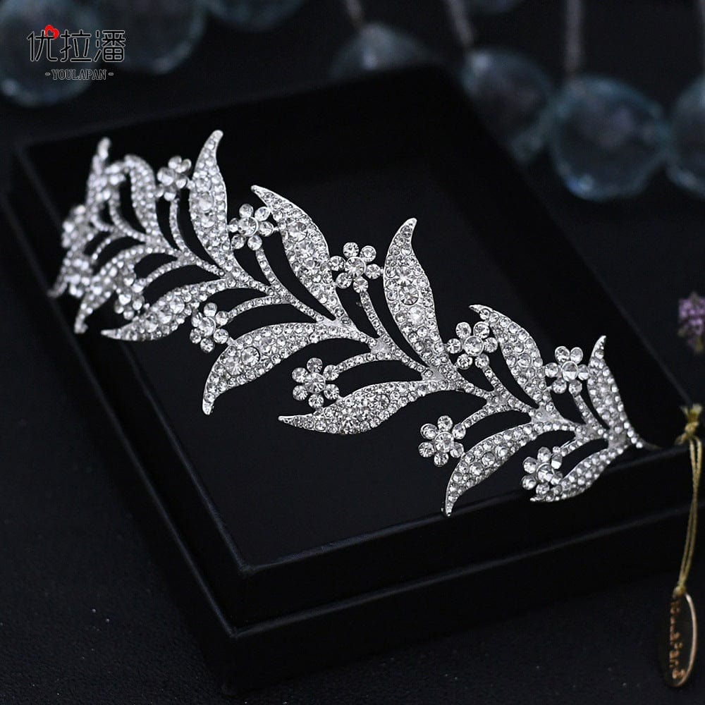2 S4231F Bridal Handmade Rhinestone Headband Wedding Banquet Evening Dress Accessories tiara crown for girls