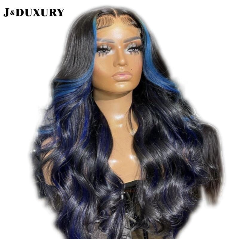 2 tone ombre red colored human hair 13x4 lace frontal wigs for black women 4x4 transparent human hair closure wigs
