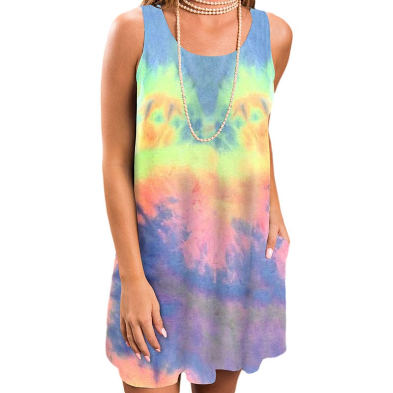 2 XL / #10 Dropshipping Wholesale 2022 new arrivals women clothes crew neck tank top dress lady short sleeve sexy woman