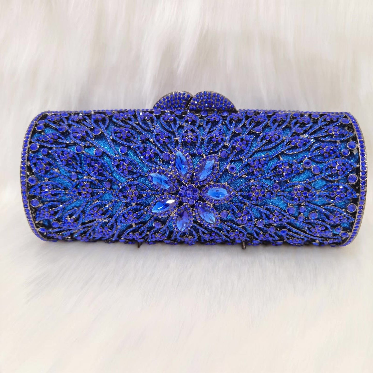 20 2023 New Design Women Cluth Ladies Crystal Evening Bags Two Side Bag Wedding Clutch Purse for Party