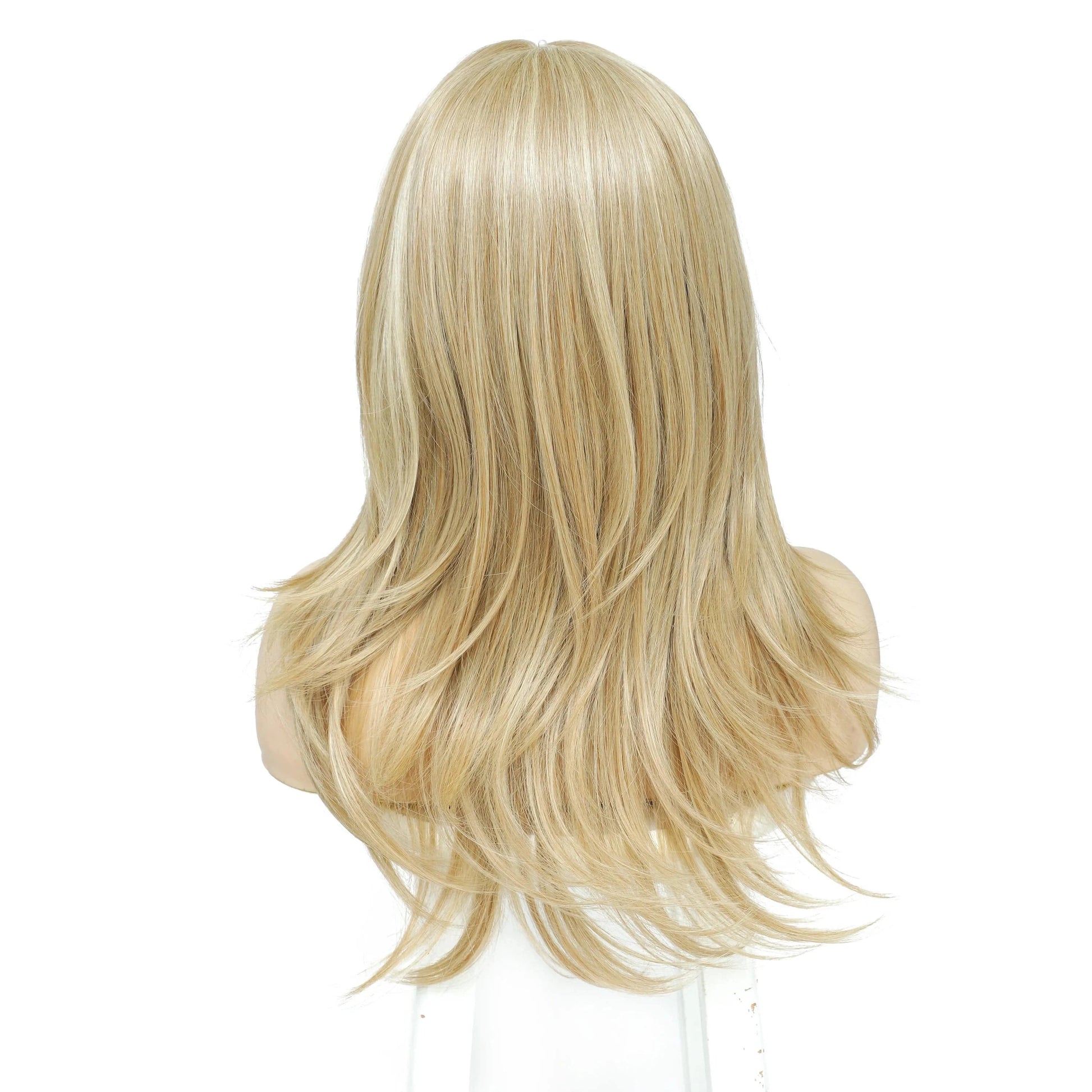 20 Inches / 13x2.5 Lenaqueen Blonde Futura Synthetic Lace Front Wigs Futura Synthetic Hair Wig with Layers, Soft,No Tangle,With Elastic Band