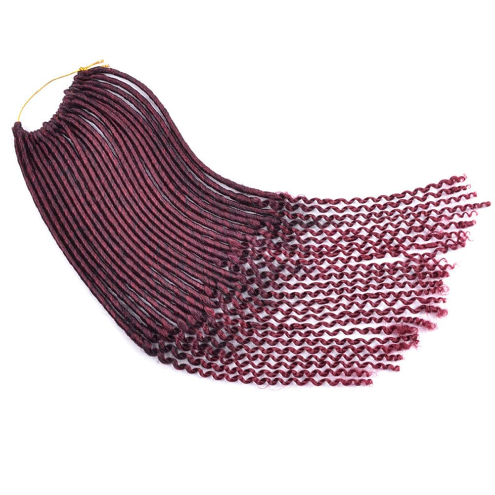 20 Inches / 1b/bug# Hot sell wholesale 18inch crochet hair extensions Afro braids for woman straight goddess faux locs