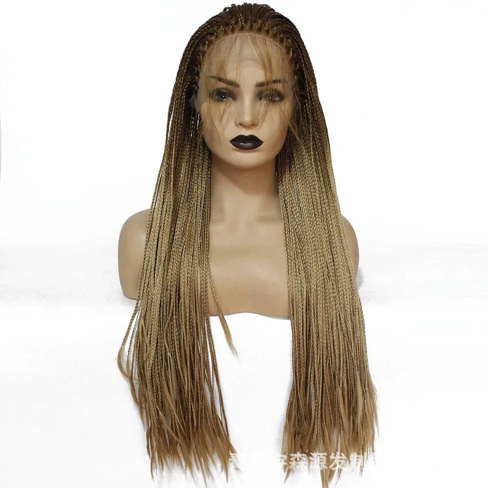 20 Inches / #4/27 Best Vendor for Braided Wigs Hair Frontal Lace Box Braiding Hair 13X2.5 13X3 Density 150% Fiber French Curl Braiding Hair