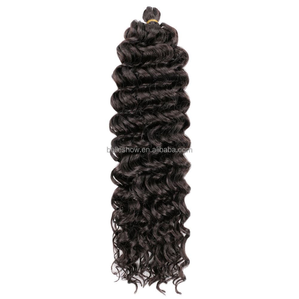 20 Inches / 4# Ocean Wave Braiding Hair Extensions Crochet Braids Synthetic Hair Hawaii Afro Curl Ombre Curly Blonde Water Hawaii Curl Hair