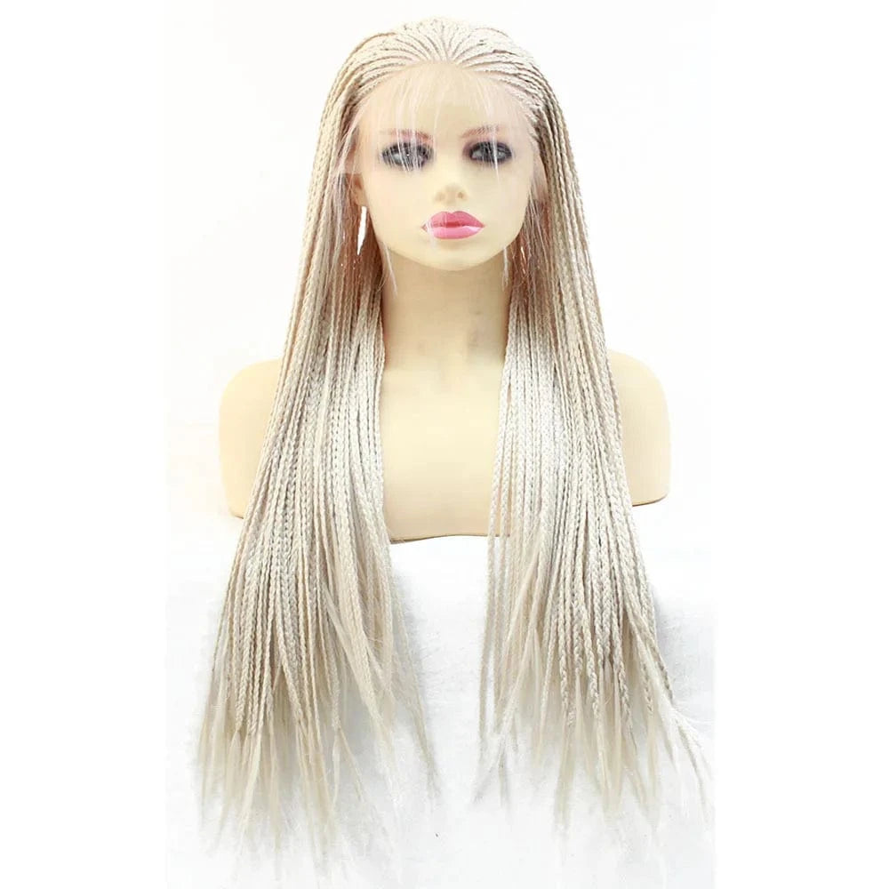 20 Inches / #60 Best Vendor for Braided Wigs Hair Frontal Lace Box Braiding Hair 13X2.5 13X3 Density 150% Fiber French Curl Braiding Hair
