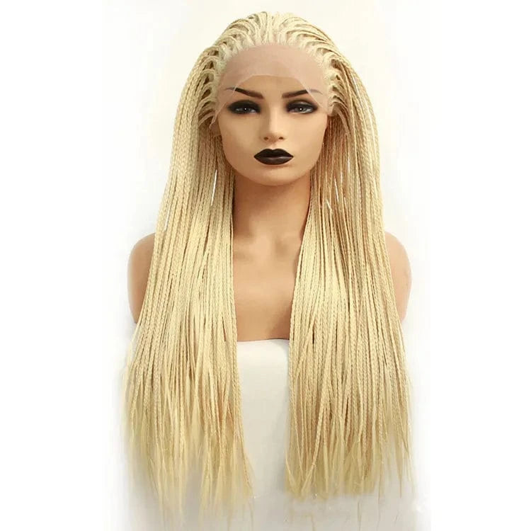 20 Inches / #613 Best Vendor for Braided Wigs Hair Frontal Lace Box Braiding Hair 13X2.5 13X3 Density 150% Fiber French Curl Braiding Hair