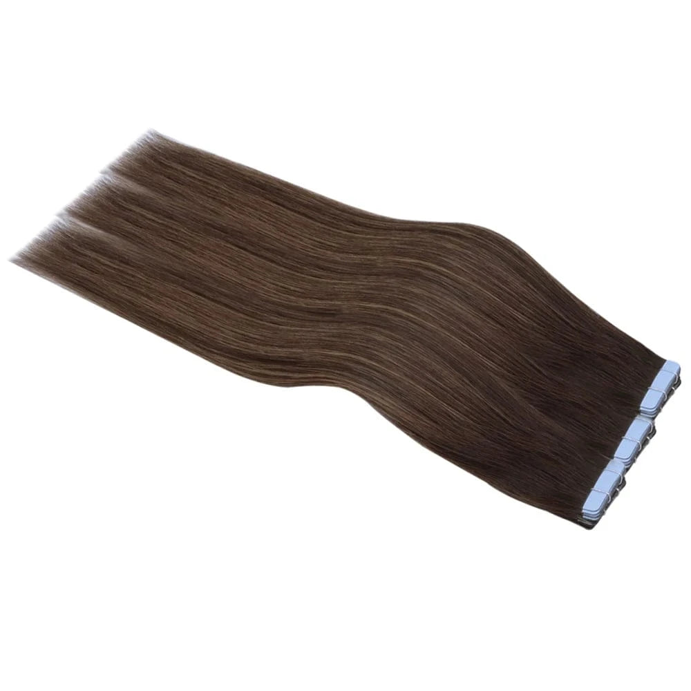 20 Inches / #B2-6/2 wholesale vrigin remy Russian human hair double drawn remy tape hair extensions