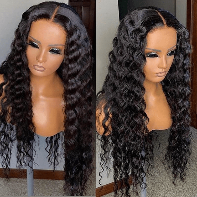 20 Inches / Color 9 Unprocessed 400% High Density Burmese Curly Full Cuticle Aligned Human Hair Melt HD Lace Frontal Closure Wigs