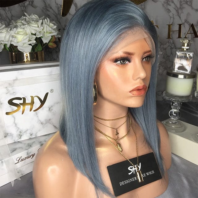 20 Inches / natural black 13*4 Lace Front Human Hair Wigs Water Wave Natural Color 10A 130%/150%/180% Long Hair Shy Luxe wig