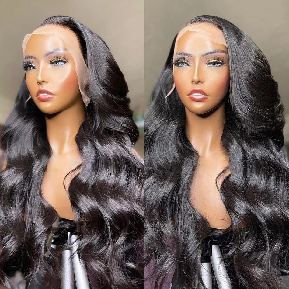 200Density Natural Body Wave Human Hair Wigs with Babyhair Prepluck 5X5 Lace Closure Wig for Black Women Glueless Indian Remy