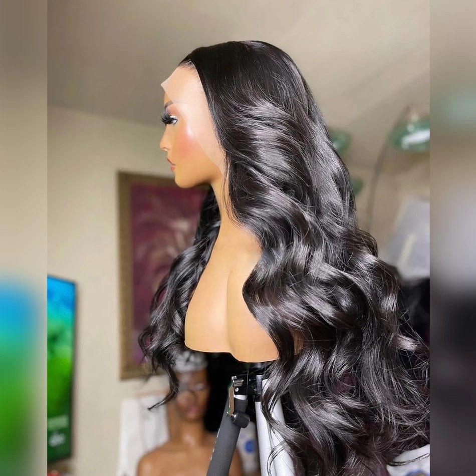 200Density Natural Body Wave Human Hair Wigs with Babyhair Prepluck 5X5 Lace Closure Wig for Black Women Glueless Indian Remy