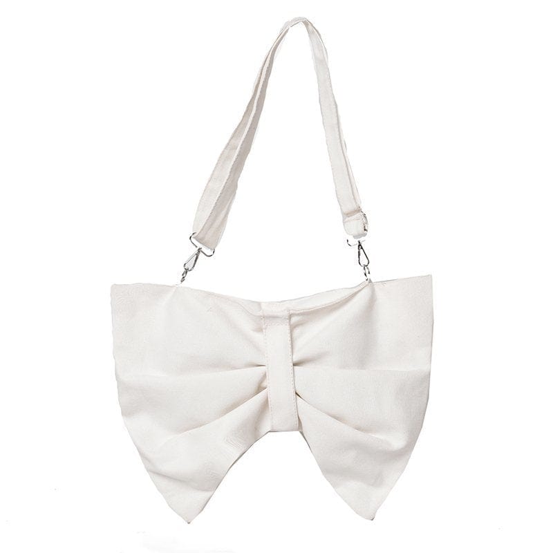 2022 Arrivals Hand Bag Bow Women Elegant Sling Bag Canvas Tote Beach Bag