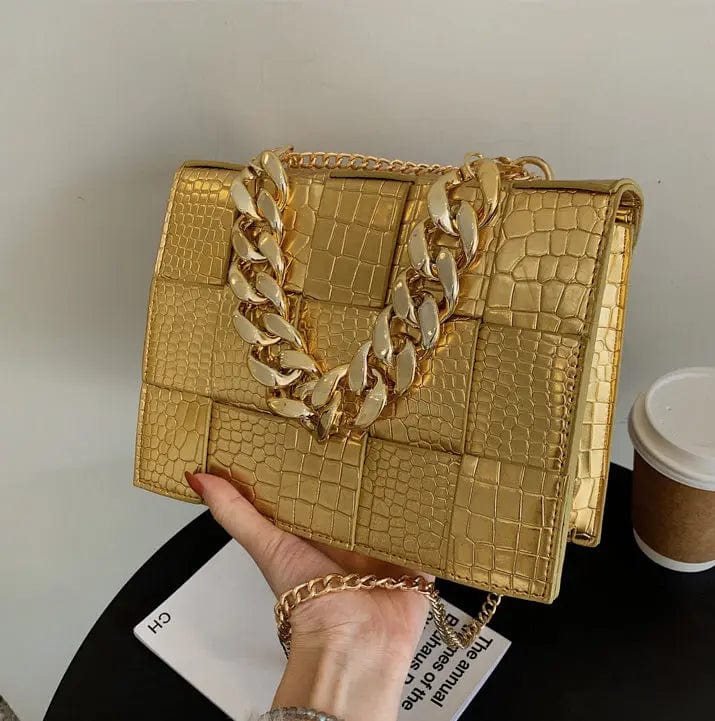 2022 Crocodile Stylish Small Handbags Women Luxury Purses Pillow Shape Pillow Shape Mini Shoulder Bag