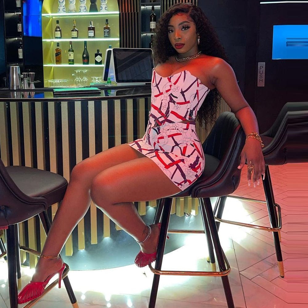 2022 Custom Logo Summer New Slim Two Piece Set Women Sleeveless Crop Top and Skirt Two Piece Set Zipper Contrast Color Suit