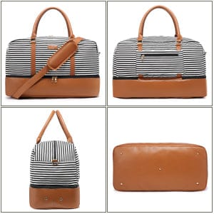 2022 Custom Wholesale Large Overnight Travel Duffel Bag Weekender with Shoe Compartment women Large Carry on luggage travel bags