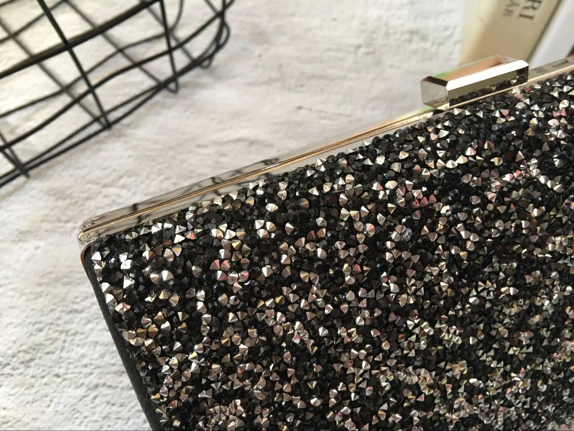 2022 European And American Fashion Full Diamond Crystal Evening Dress Ladies Banquet Dinner Clutch Bag Purse
