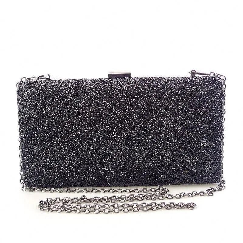 2022 European And American Fashion Full Diamond Crystal Evening Dress Ladies Banquet Dinner Clutch Bag Purse
