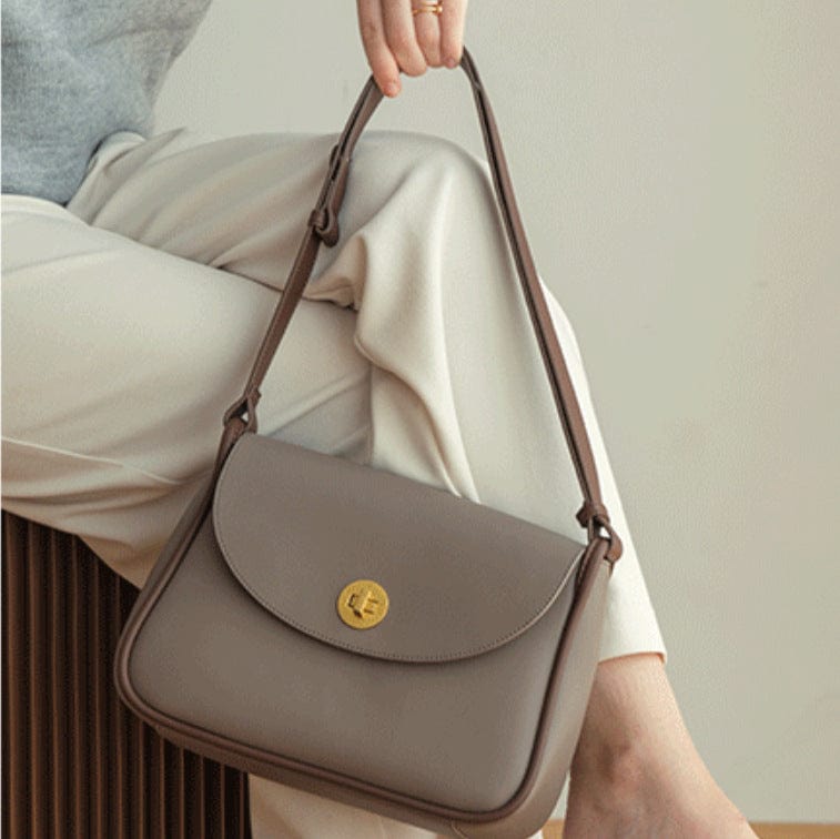 2022 Fashion Hot Selling Genuine Leather Purses Women Hand Bags Purses Luxury Single Shoulder Handbags for Ladies