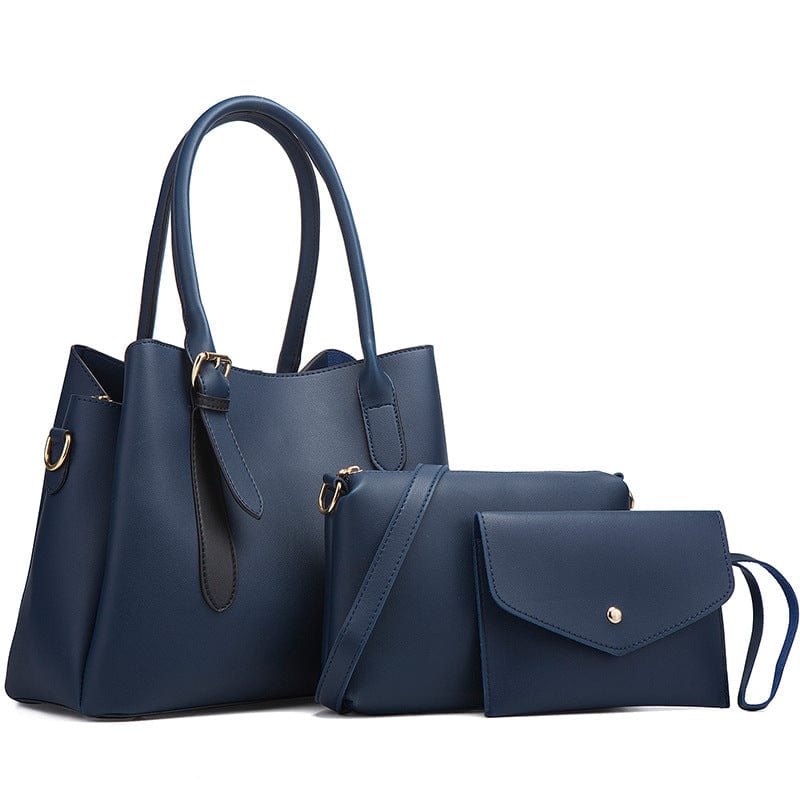 2022 Fashion Oversize Custom Logo 3 Pcs In 1 Ladies Luxury Designer purses Handbags Set for Women Hand Bags