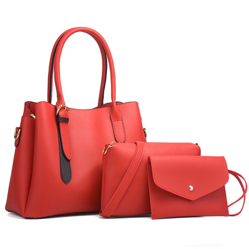 2022 Fashion Oversize Custom Logo 3 Pcs In 1 Ladies Luxury Designer purses Handbags Set for Women Hand Bags