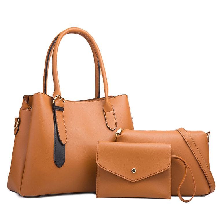 2022 Fashion Oversize Custom Logo 3 Pcs In 1 Ladies Luxury Designer purses Handbags Set for Women Hand Bags