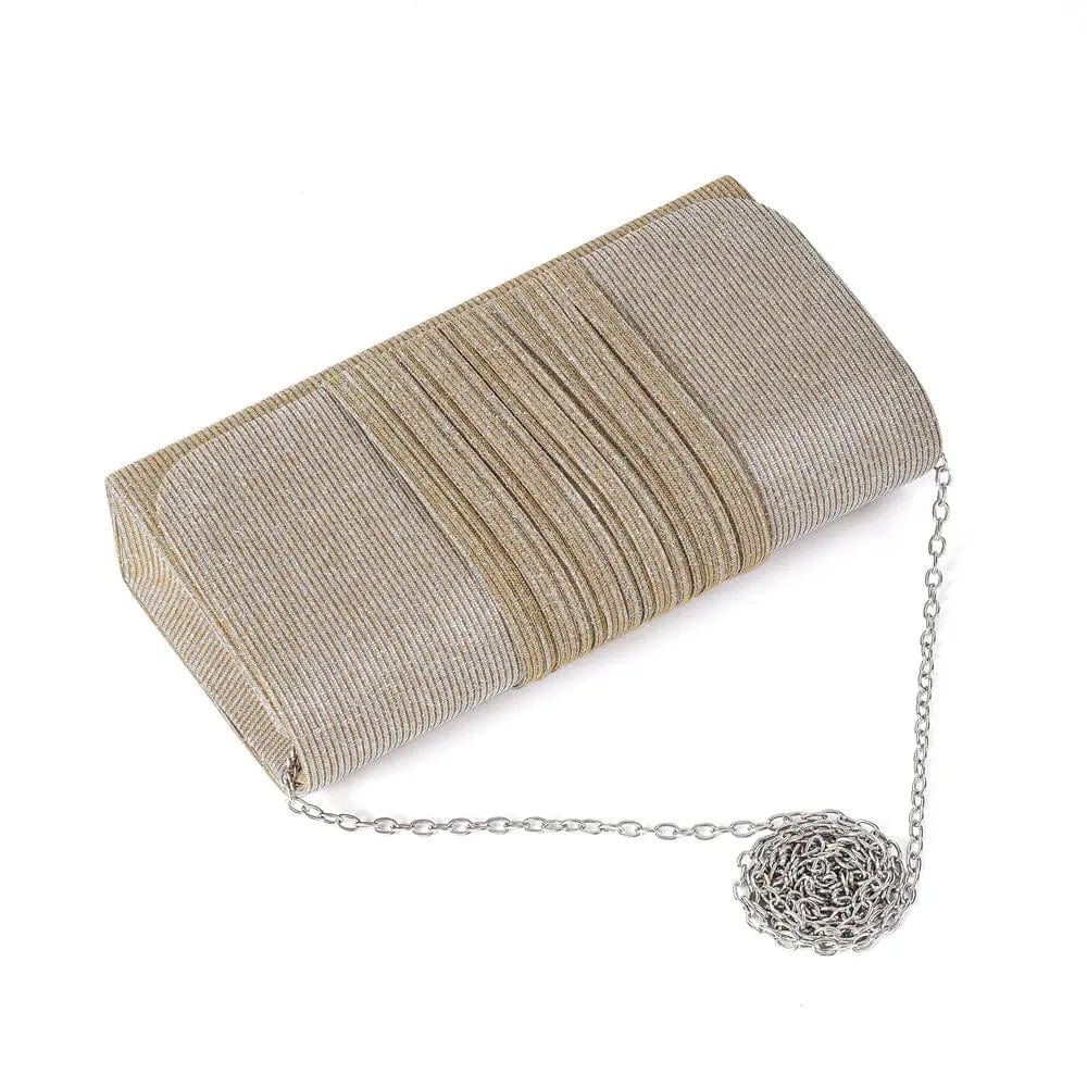 2022 Fold Evening Gift Bag Manufacturer Exclusively For Spot Clutches Flashing Material Women's Evening Clutch Bag