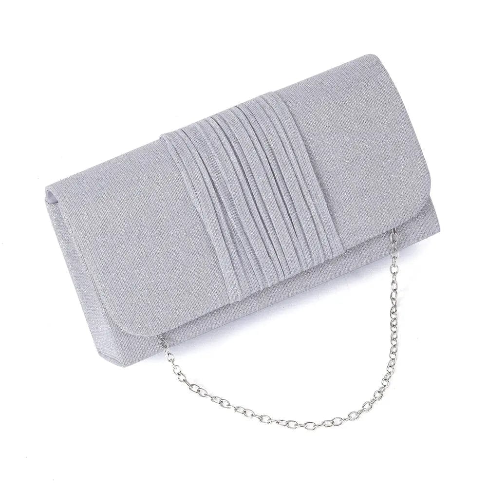2022 Fold Evening Gift Bag Manufacturer Exclusively For Spot Clutches Flashing Material Women's Evening Clutch Bag