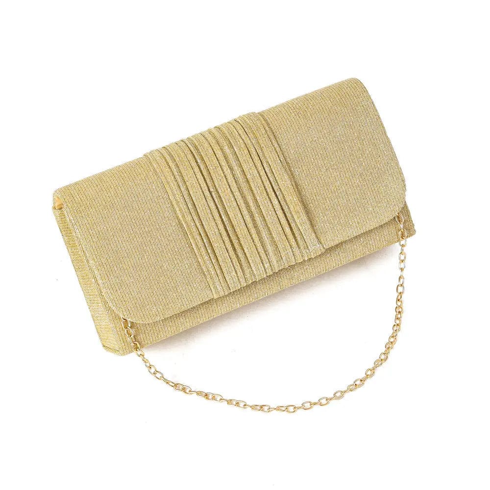 2022 Fold Evening Gift Bag Manufacturer Exclusively For Spot Clutches Flashing Material Women's Evening Clutch Bag
