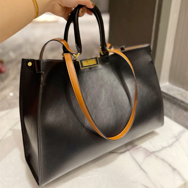 2022 High quality leather tote bags designer classic fashion handbags for women