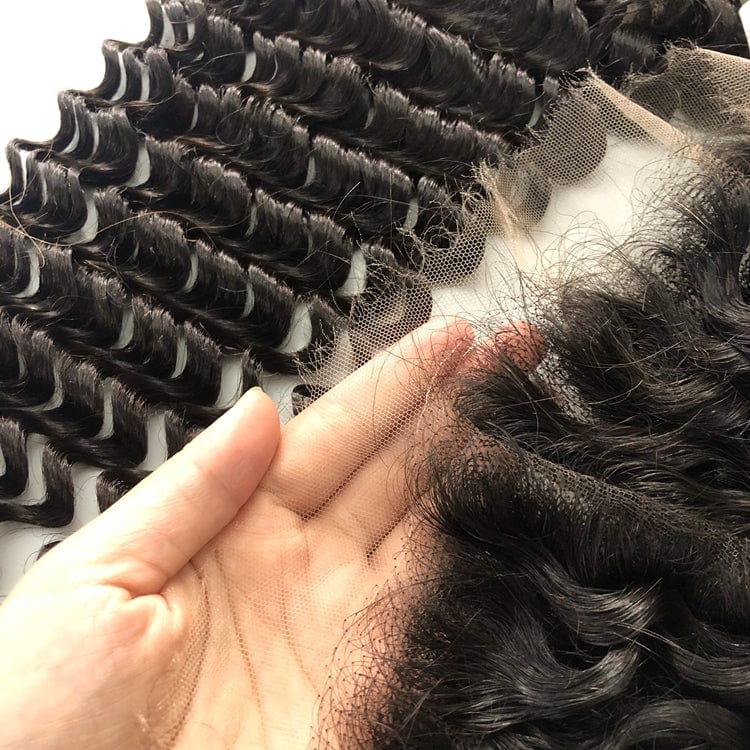 2022 hot sale 4x4 5x5 6x6 7x7 hdlace closure 13x4 13x6 hdlace frontal transparent lace frontal hd transparent lace