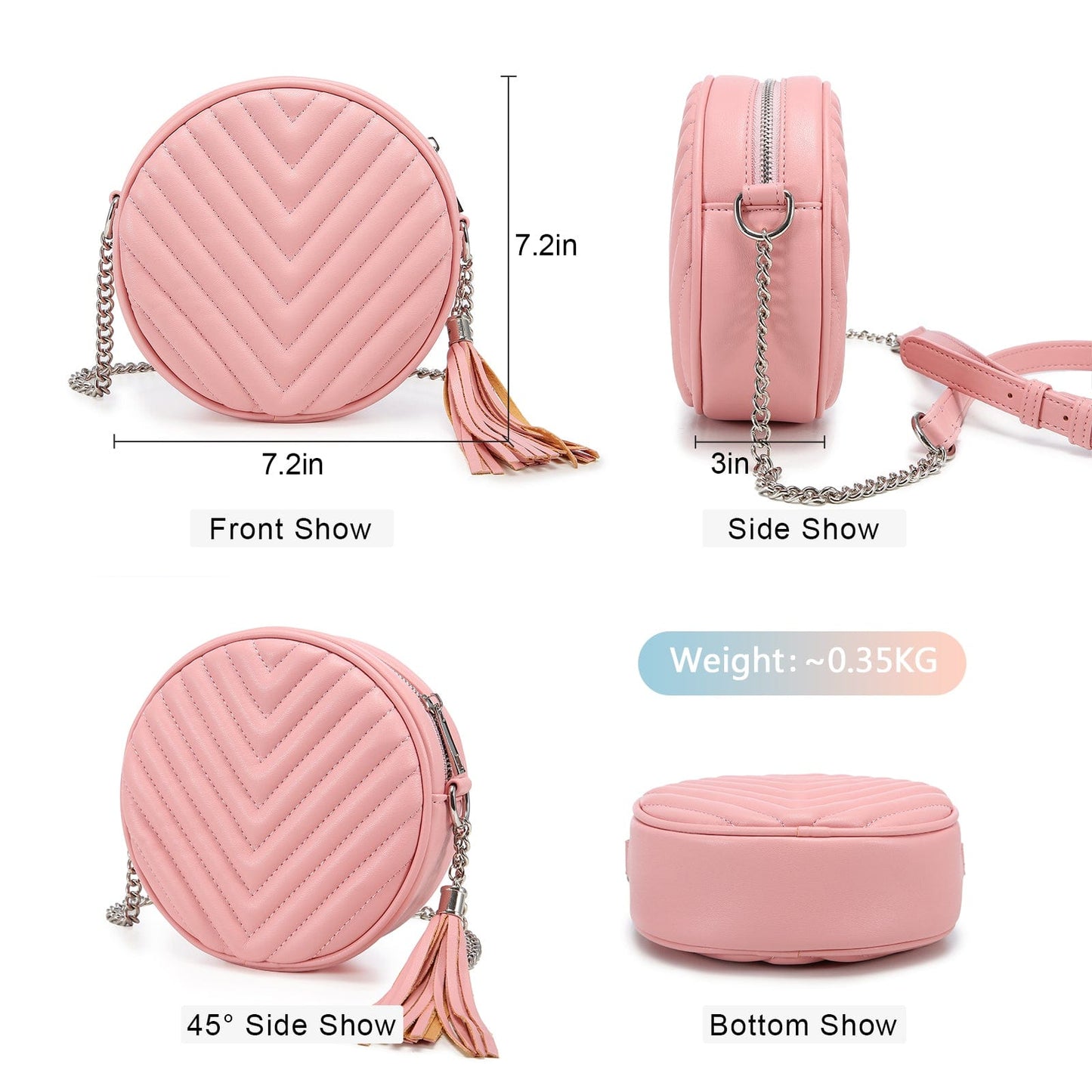 2022 LOVEVOOK factory Crossbody Bags Faux Leather shoulder bags with Tassel for Women Round square shoulder bags ladies Purses