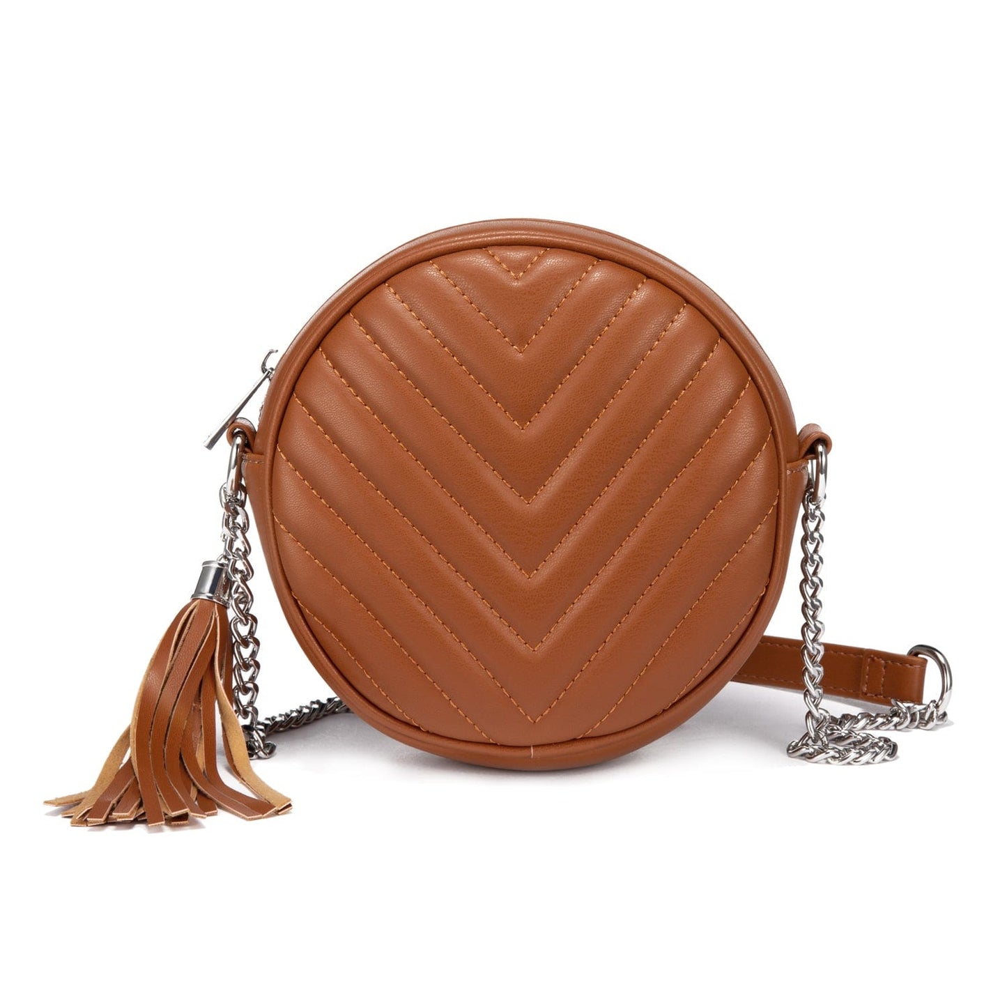 2022 LOVEVOOK factory Crossbody Bags Faux Leather shoulder bags with Tassel for Women Round square shoulder bags ladies Purses