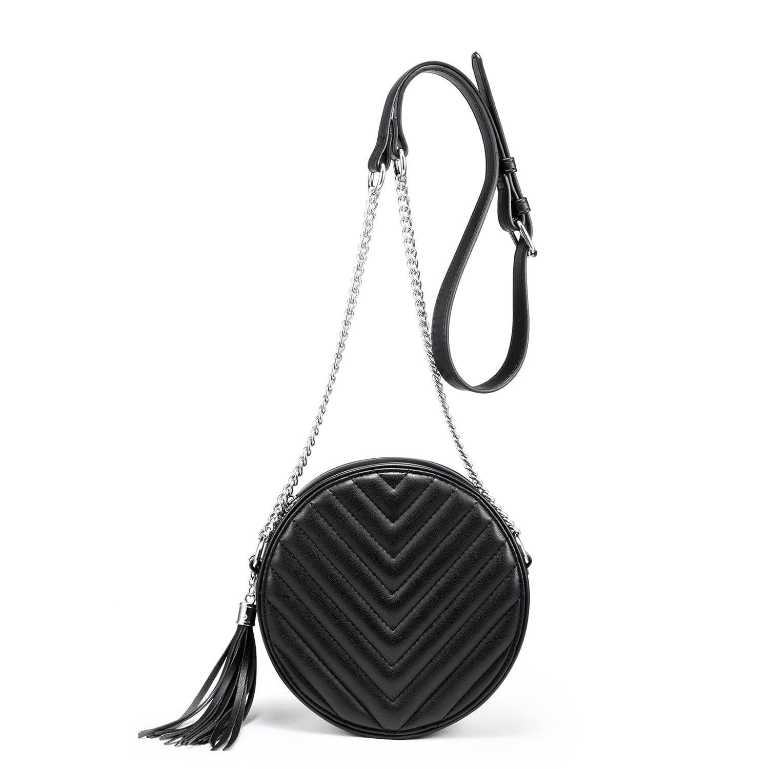 2022 LOVEVOOK factory Crossbody Bags Faux Leather shoulder bags with Tassel for Women Round square shoulder bags ladies Purses