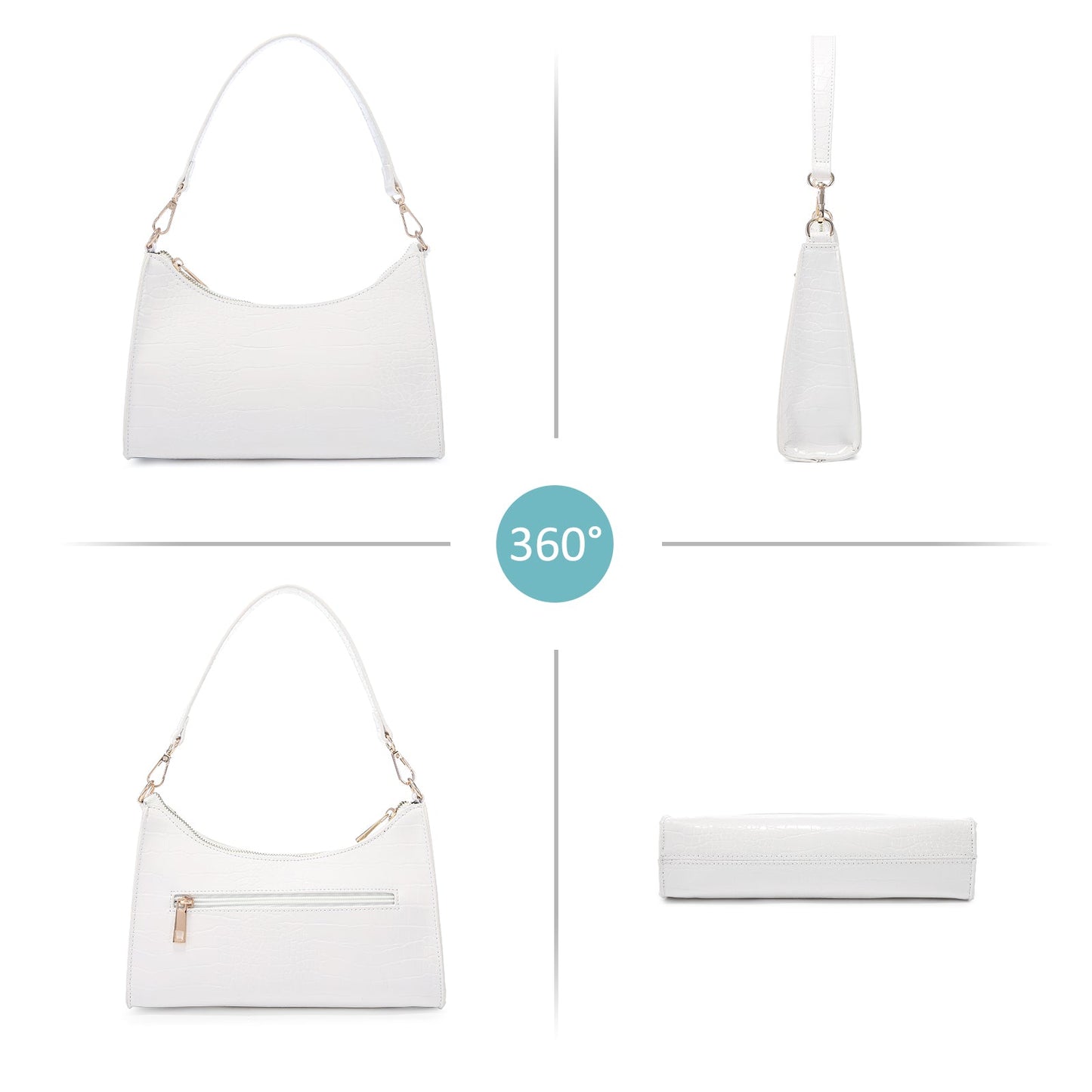 2022 LOVEVOOK fashion small shoulder bag Crocodile crossbody bag casual handbags for women luxury custom logo small girls purses