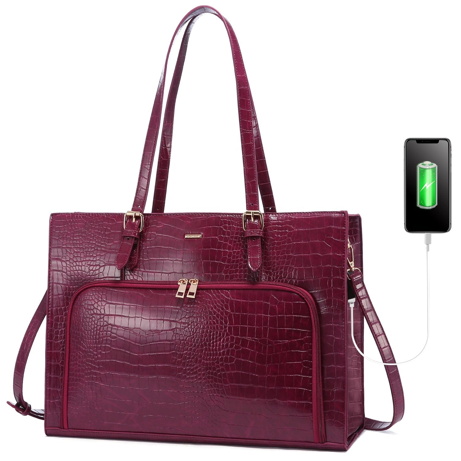 2022 LOVEVOOK new arrival tote bags custom famous designer women handbags large 15.6 Briefcase women laptop bags